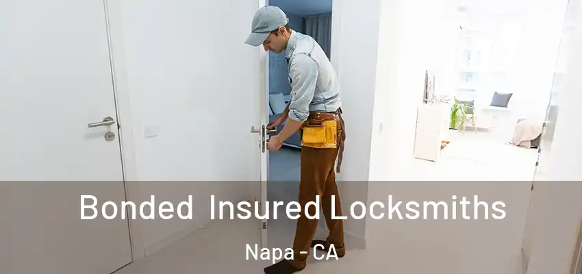 Bonded Insured Locksmiths Napa - CA